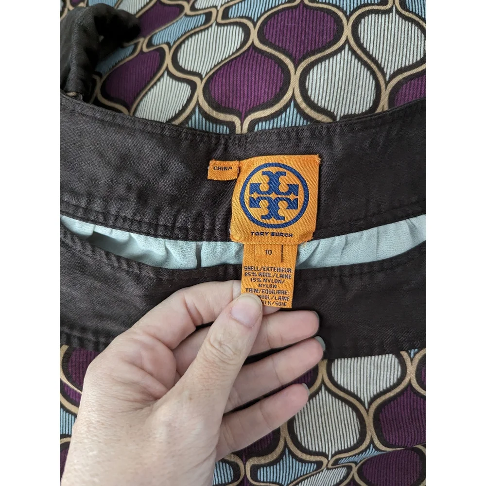 Tory Burch Long Sleeve Multi-Color Printed Top 10